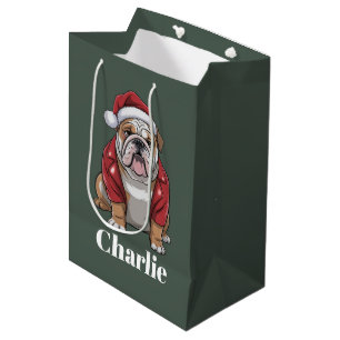 Personligt namn engelsk bulldog hund jul