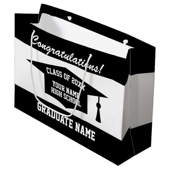 Personligt namn examen Klass 2025 stor (Framsidan Vinklad)