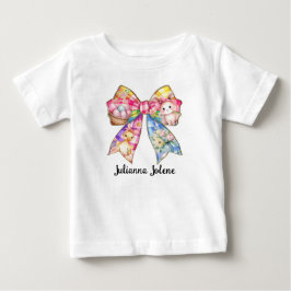 Personligt Namn Färgglad Påsk Coquette Slinga T Shirt