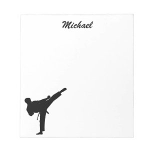 Personligt namn Karate / Taekwondo / judo Anteckningsblock