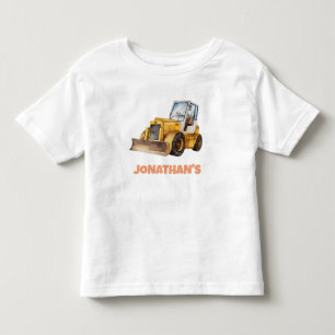 Personligt Namn Konstruktionsfordon Bulldozer   T Shirt