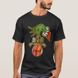 personligt namn Leopardbåge Papegoja Ornament T Shirt