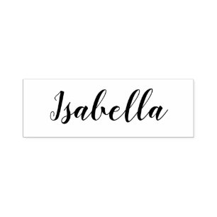 Personligt namn modern elegant skrift självfärgande stämpel
