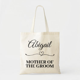 Personligt Namn Mor Till Brudgummen Bröllagsteam Tygkasse