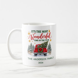 Personligt namn och år jul kaffemugg