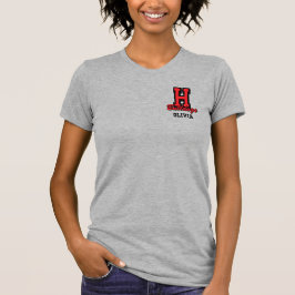 Personligt namn på cheerleader, anpassad cheer t shirt