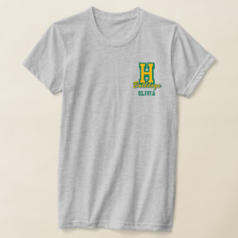 Personligt namn på cheerleader, anpassad cheer t shirt
