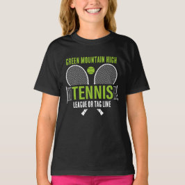 Personligt namn på tennisklubbens ligorganisation t shirt
