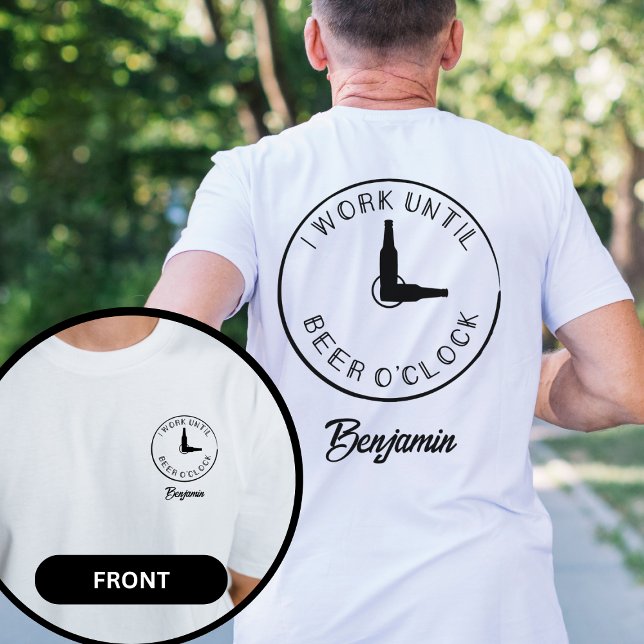 Personligt Namn Rolig Ölföretag T Shirt (Skapare uppladdad)
