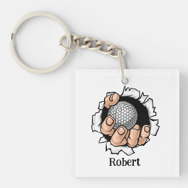 Personligt namn Rollig golfboll (Framsidan)