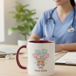 Personligt Namn Sjukvårdshjälte Present Kaffemugg