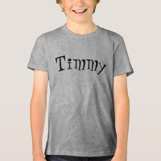 Personligt namn - Skapa din egen anpassade grå T Shirt