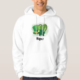 Personligt Namn St Patricks Day Shamrock Klöver Hoodie