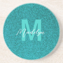 Personligt namn Stylish Glitter grön