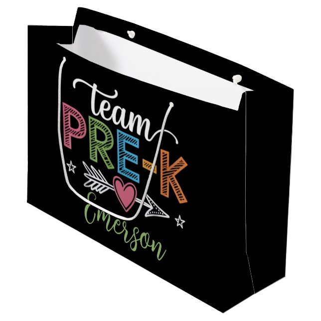 Personligt Namn Team Pre-K Förskola Lärare  (Framsidan Vinklad)
