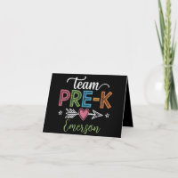 Personligt Namn Team Pre-K Förskola Lärare 
