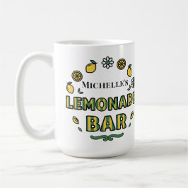 Personligt Namnmeddelande Citronlund Lemonadbar Kaffemugg