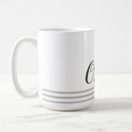 Personligt Namnskript Isolerad Söt Present Kaffemugg