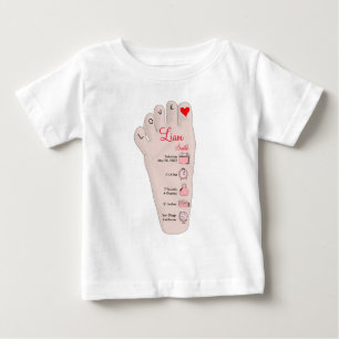 Personligt Nyfödd Babygåva Födelse Stats Detaljer T Shirt