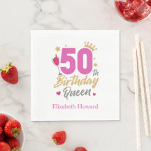 Personligt papper för 50-årsdag