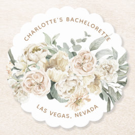 Personligt present till möhippa-fest underlägg papper