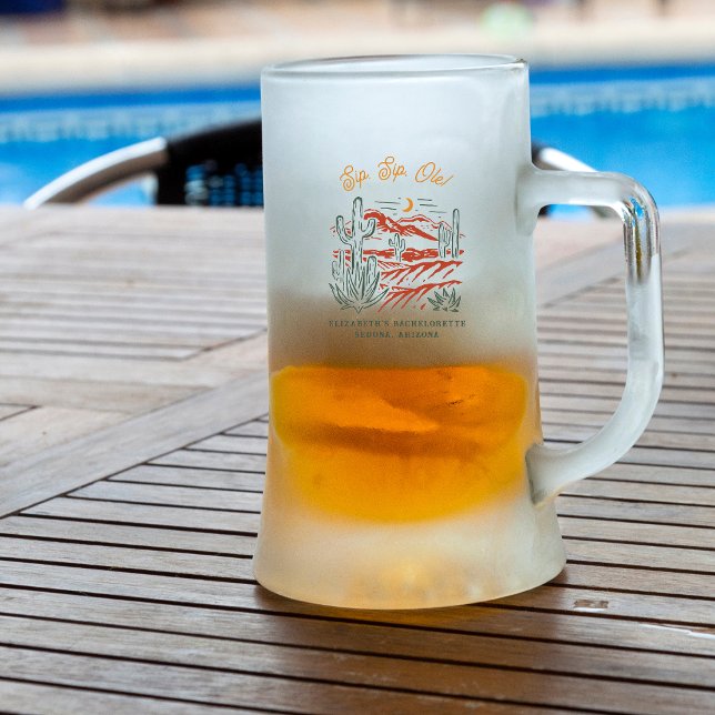 Personligt presentkort för möhippafirande frostat ölglas (Skapare uppladdad)