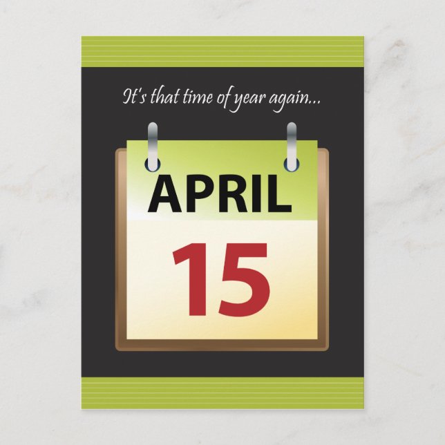 {Personligt} Propst Tax Prep-vykort Vykort (Framsida)