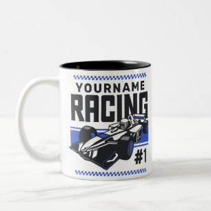 Personligt Racing Team Snabb Racerkörare Två-Tonad Mugg