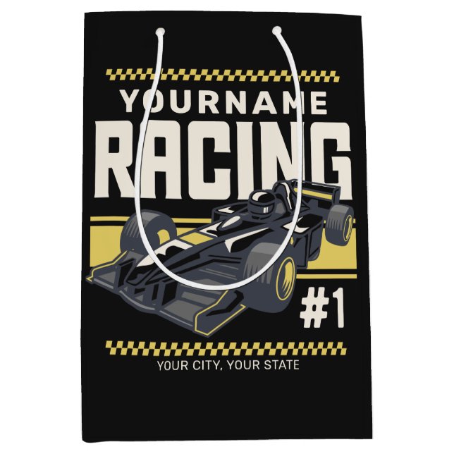 Personligt Racing Team Snabb Racing Bilsförare  (Framsidan)