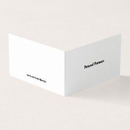 Personligt referenskort visitkort