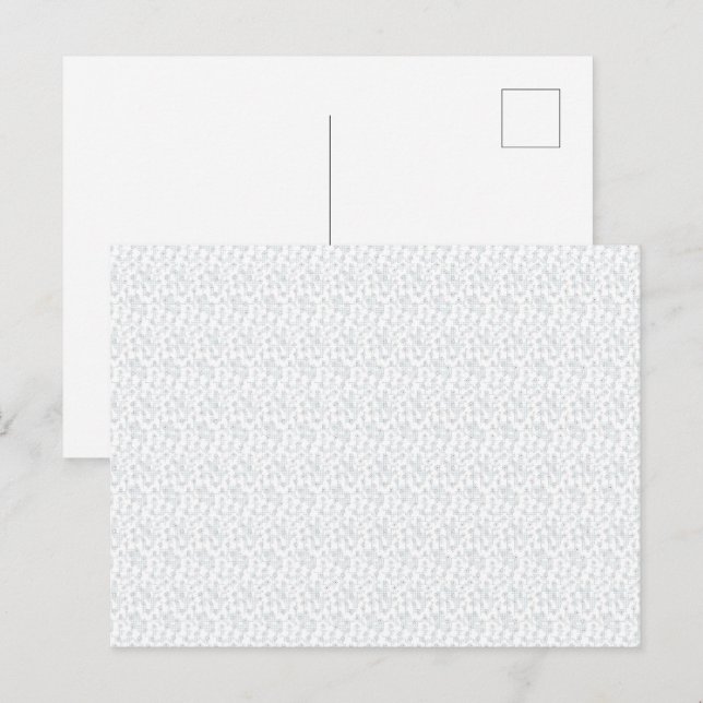 Personligt skandinaviskt presentpapper helg vykort (Fram/baksida)