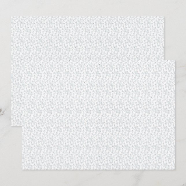 Personligt skandinaviskt presentpapper julkort (Fram/baksida)