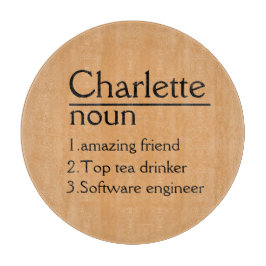 Personligt skärbräde Bröllop Charcuterie Cu