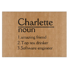 Personligt skärbräde Bröllop Charcuterie Cu