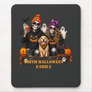 Personligt skelett Halloween-stanna spöklik Musmatta