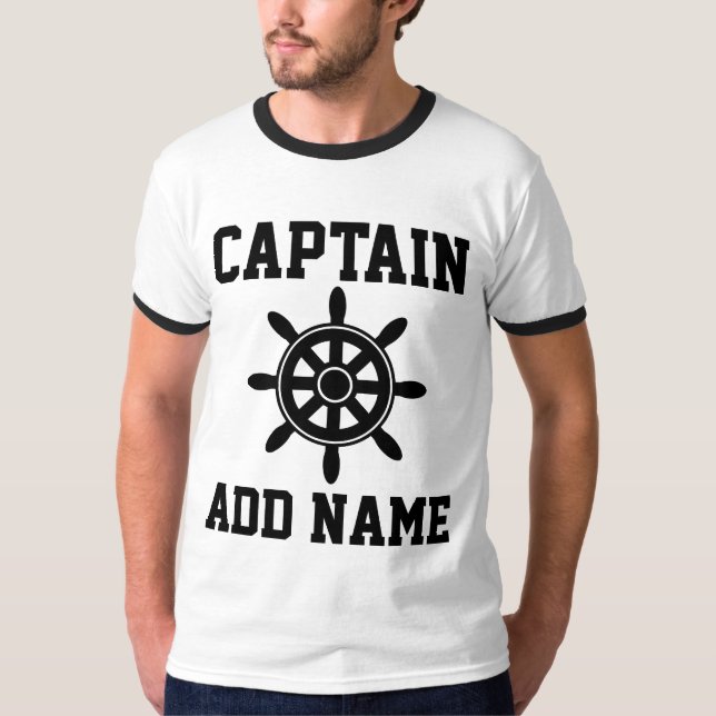 PERSONLIGT T-SHIRT FÖR BÅTFÖRARE (Framsida)