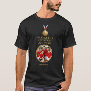 Personligt Tack för att du överlevde vårt lag Trän T Shirt