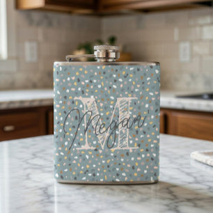 Personligt Terrazzo-monogram Fickplunta