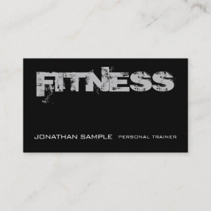 Personligt tränare Fitness Coach Trendig Plain Lux Visitkort