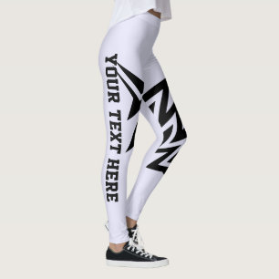 Personligt Tribal Star Design Lavendel Leggings