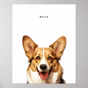 Personligt tryck av Cardigan Welsh Corgi