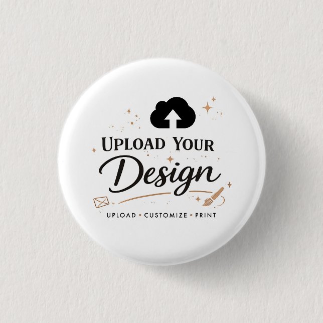 Personligt uppladdat logotypdesign knapp (Framsida)