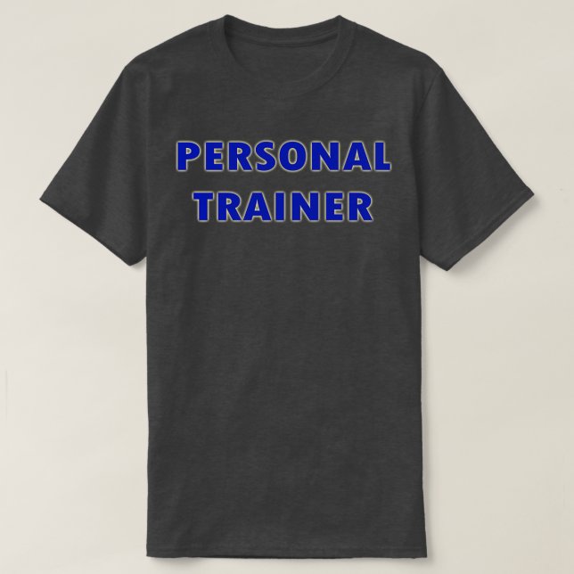 Personligt utbildare, gym Cap T Shirt (Design framsida)