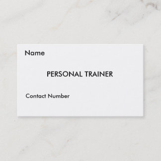 PERSONLIGT UTBILDNINGskort Visitkort