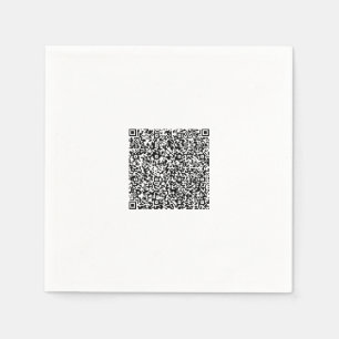 Personligt utformad färg QR-kod servetter