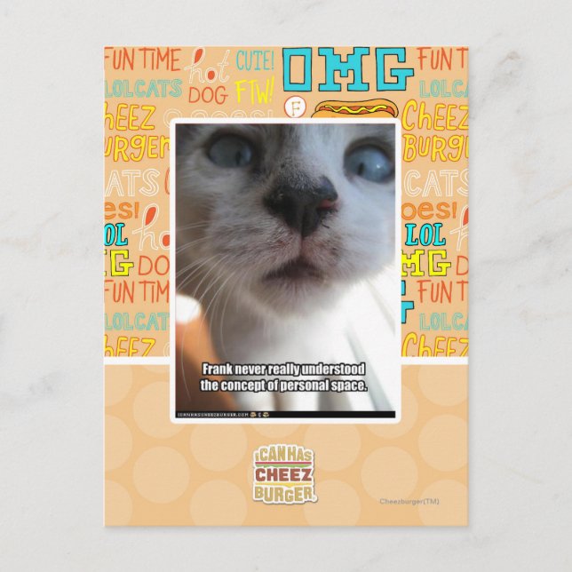 Personligt utrymme vykort (Framsida)