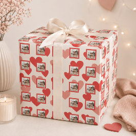 Personligt valentinus hjärtformigt presentpapper m