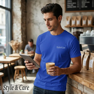 Personligt varumärkesmärke Mörkt djupt kungligt T Shirt