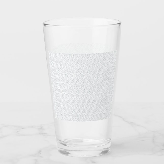 Personligt vintergeometriskt mönster glaskopp (Framsida)