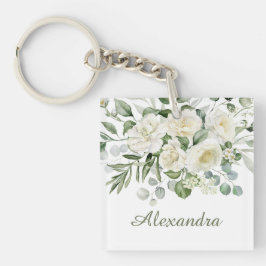 Personligt vita blomsterbrudtillsvidgift 